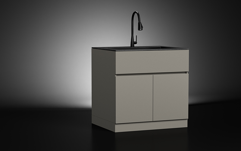All Weather Outdoor BBQ Sink Cabinet