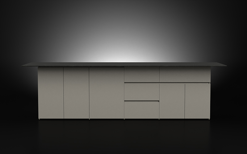 Aluminium Outdoor Kitchen Bar Island