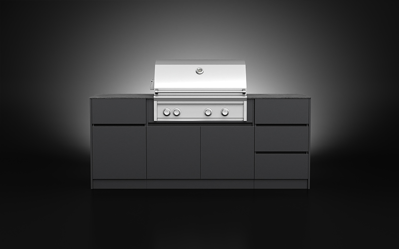 Aluminium Small Outdoor Kitchen