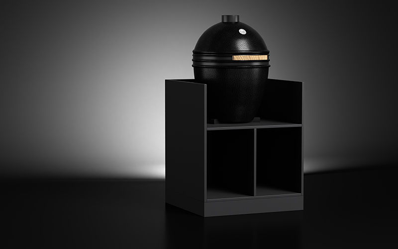 Extruded Aluminium Kamado Grill Outdoor Kitchen Cabient