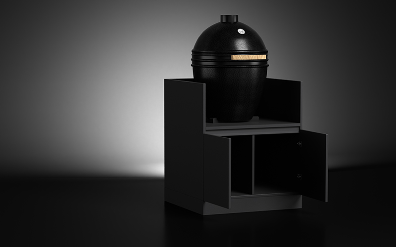 Extruded Aluminium Kamado Outdoor Kitchen Cabient