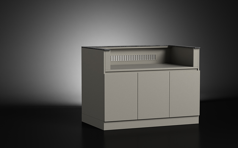 Extruded Aluminium Outdoor BBQ Grill Cabinets
