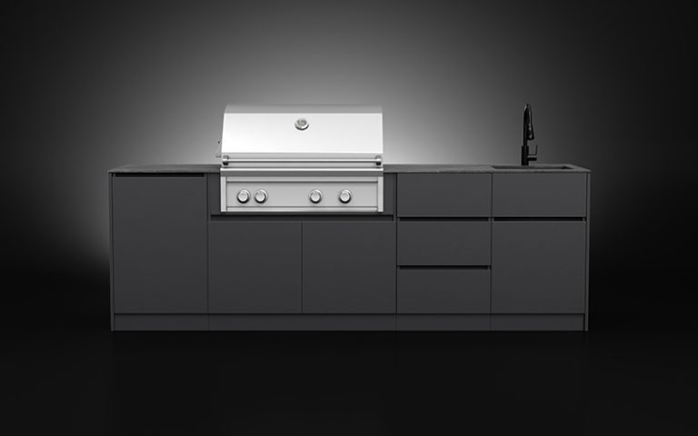 Extruded Aluminium Outdoor Cooking Cabinet
