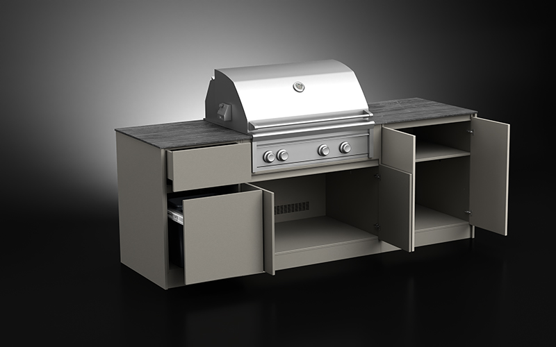 Extruded Aluminium Patio Kitchen