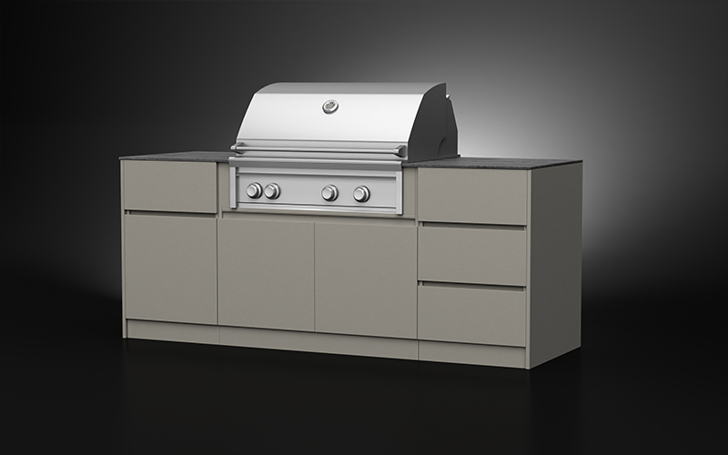 Extruded Aluminium Small Outdoor Kitchen