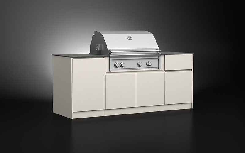 Freestanding Small Outdoor BBQ Kitchen