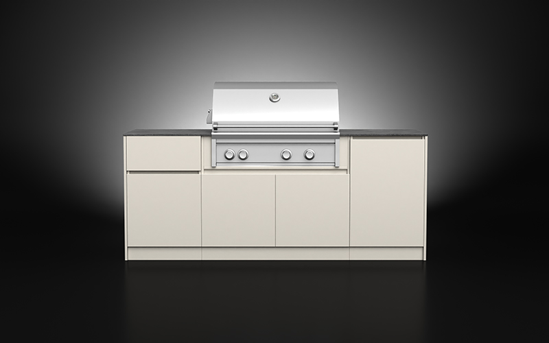 Khaki Color Mini Outdoor Kitchen