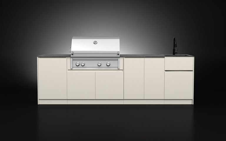 Linear Outdoor Kitchen