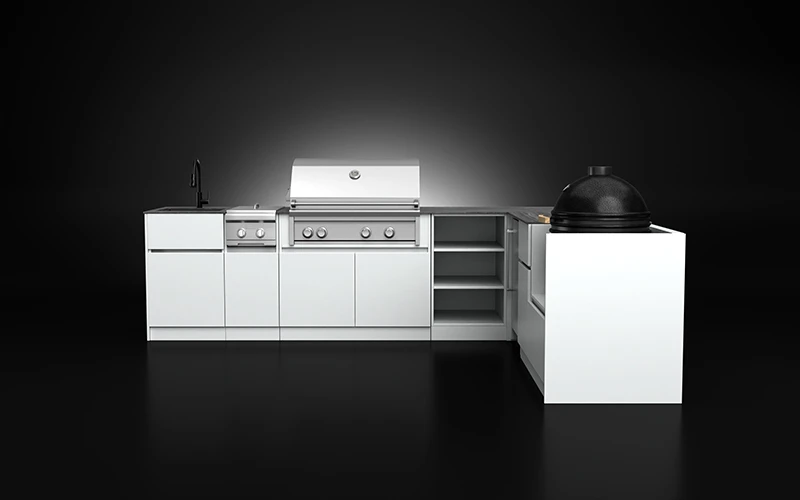 Luxury Eco-Friendly Aluminium Outdoor Kitchen Cabinet