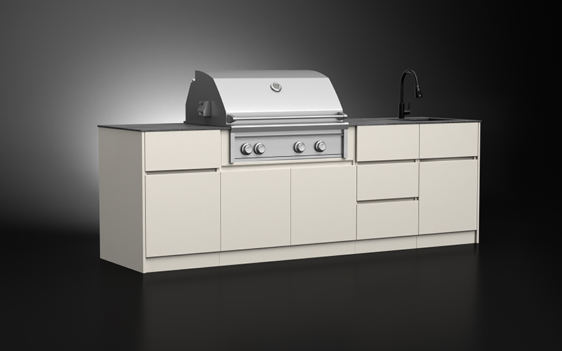 Modern Exterior BBQ Cabinets