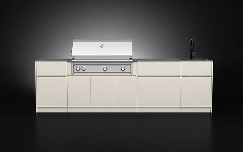 Modern Freestanding Outdoor Kitchen Cabinets