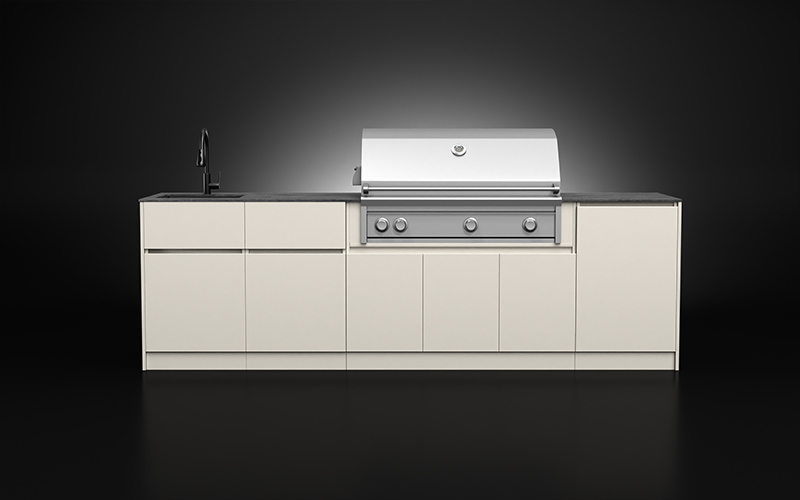 Modular Exterior Cabinets For Outdoor Kitchen
