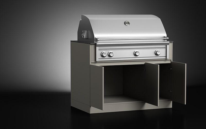 Modular Outdoor BBQ Grill Cabinets