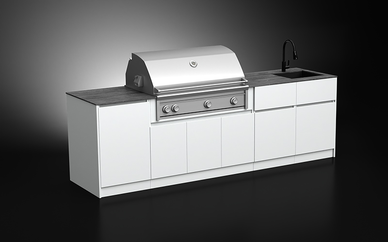 Modular Outdoor Kitchen Cabinets With Countertop