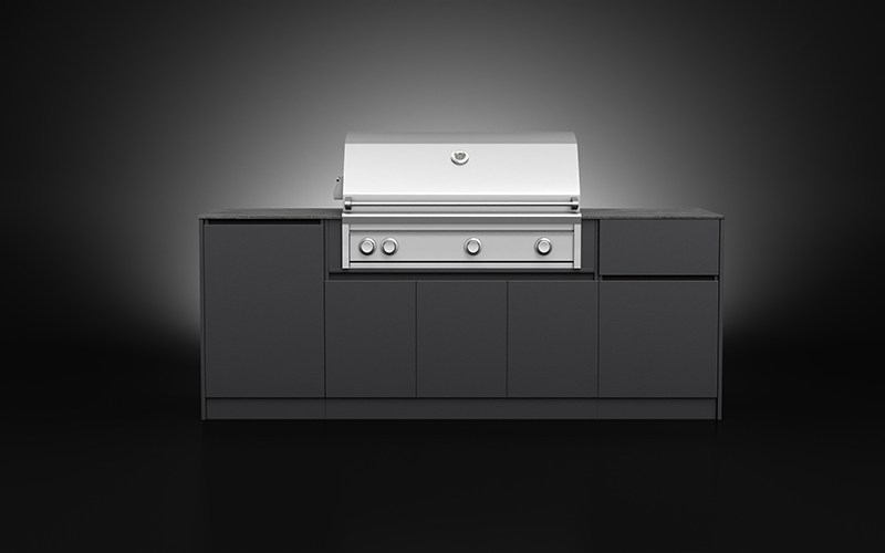 Modular Outdoor Kitchen With Countertop
