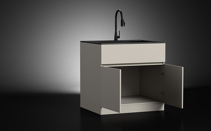 Outdoor BBQ Sink Cabinet Unit