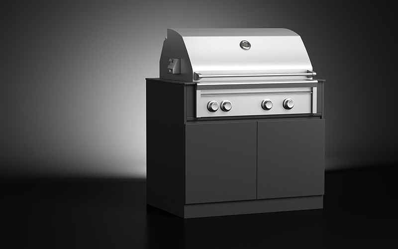 Outdoor Grill Cabinet