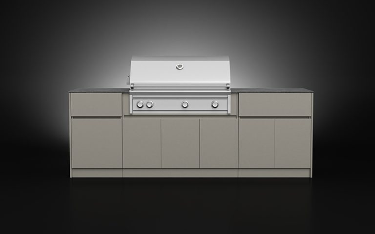 Powder Coated Aluminium Freestanding Outdoor Kitchen