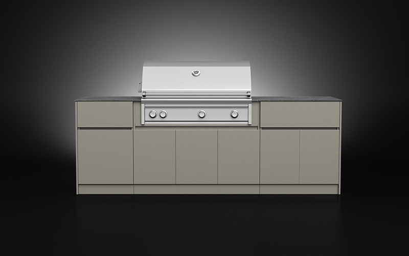 Powder Coated Aluminium Freestanding Outdoor Kitchen