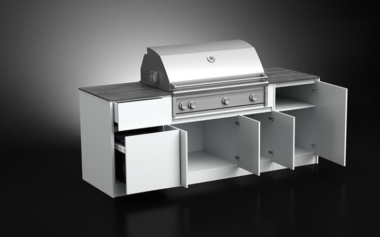 Powder Coated Aluminum Outdoor Cabinets For Outdoor Kitchen
