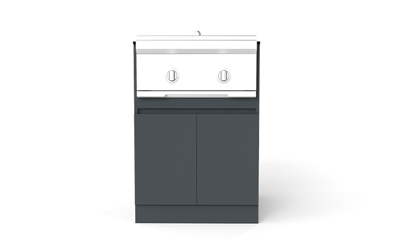 Side Burner Outdoor Kitchen