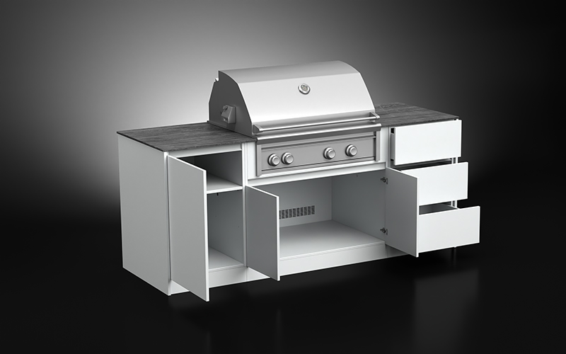 Tiny Outdoor Kitchen For Small Space