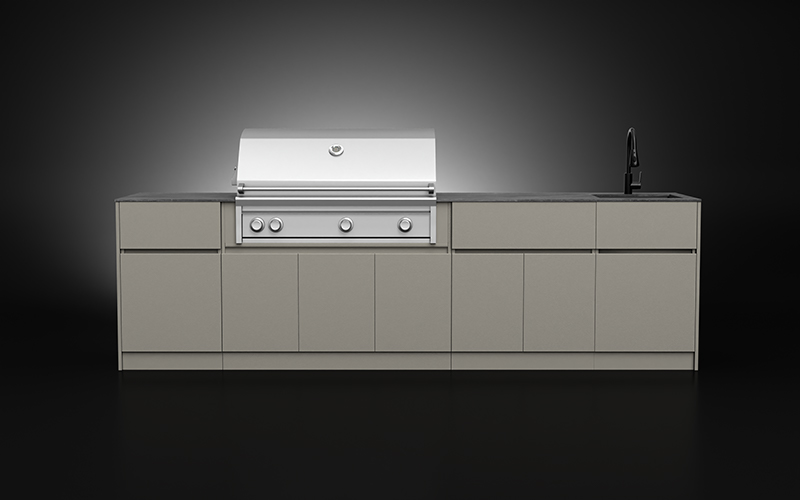 Weatherproof Freestanding Outdoor Kitchen Cabinets