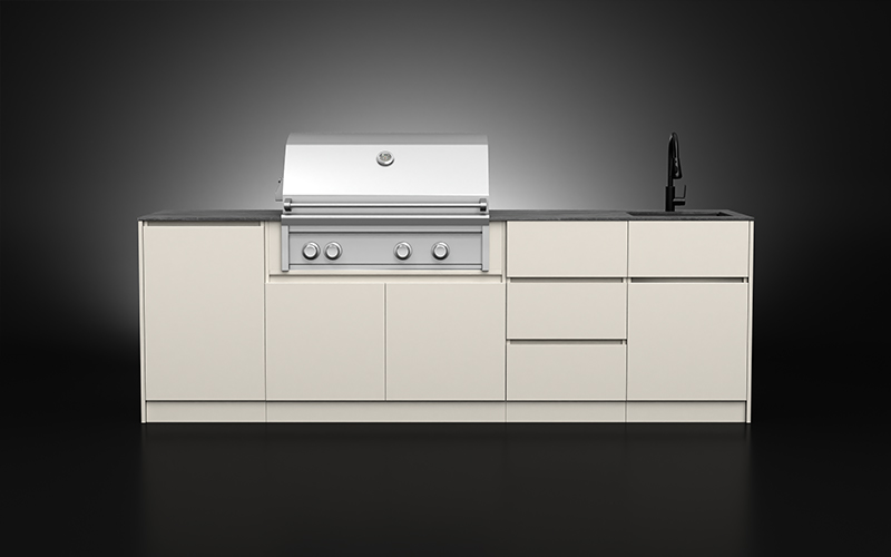 Weatherproof Outdoor Cooking Cabinet