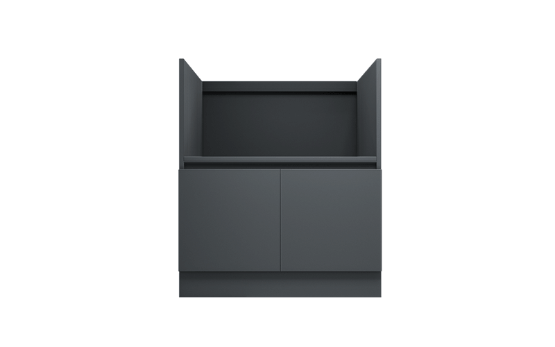 Grey Color Modern Kamado Grill Cabinet