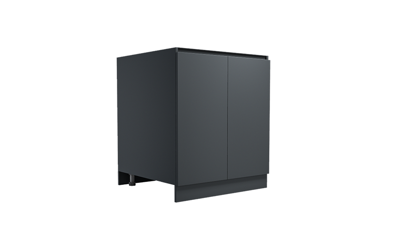Grey Color Outdoor Kitchen Cabinet Storage