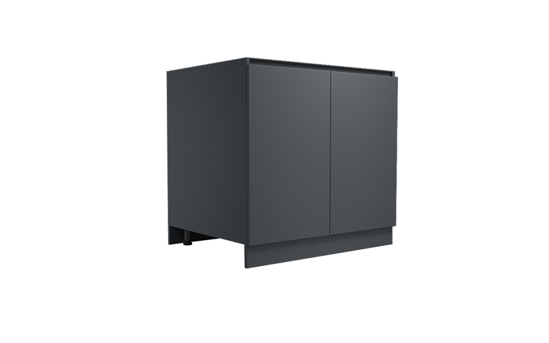 Grey Outdoor Kitchen Cabinet Sink