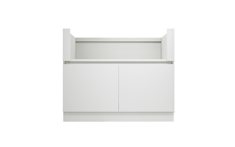 White Color Outdoor Grill Cabinet