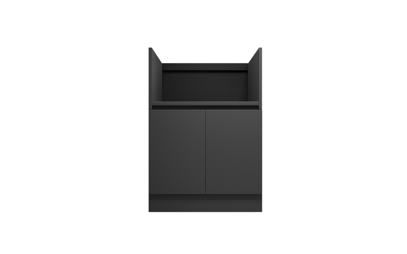 Black Color Side Burner Outdoor Kitchen