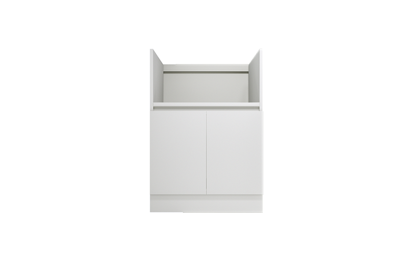 White Color Cabinet For Side Burner