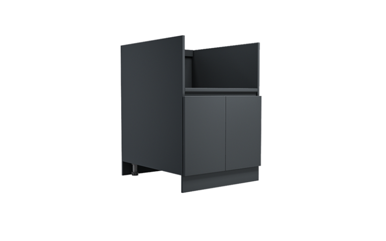 Grey Color Side Burner Outdoor Cabinets