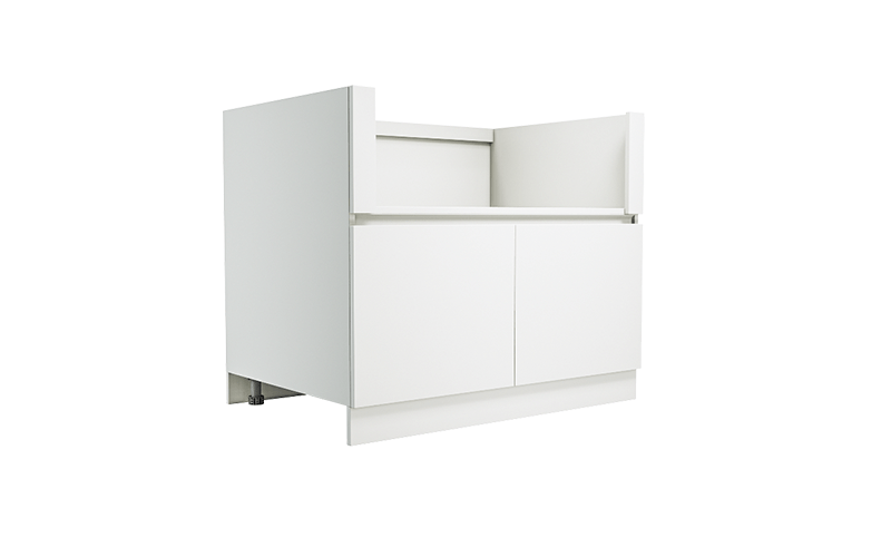 White Color Outdoor Kitchen Grill Cabinets
