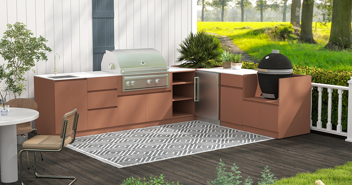 Outdoor Kitchen Colors