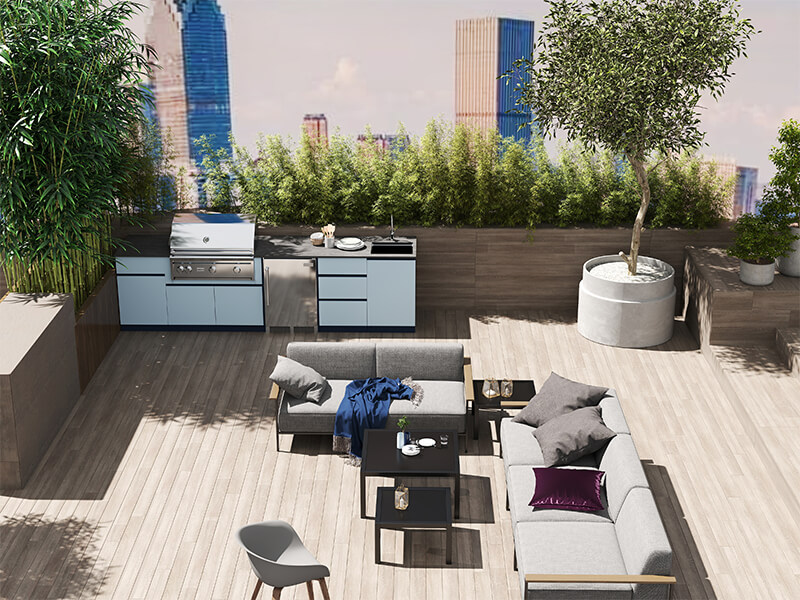 Outdoor Kitchen For Deck