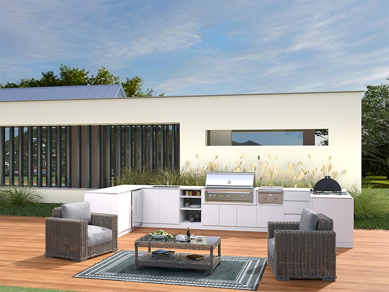 Outdoor Kitchen On Deck