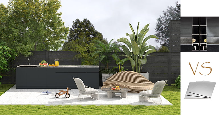Aluminium Profiles For Outdoor Kitchen Cabinet
