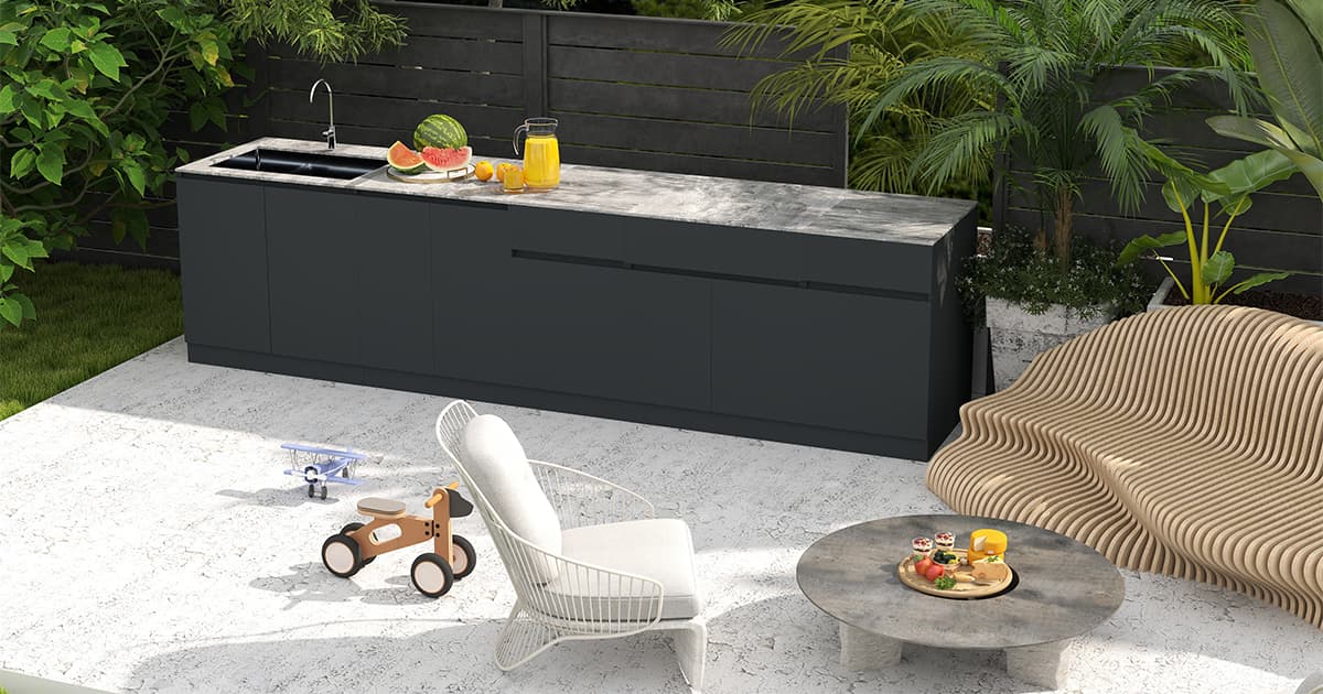 Outdoor Kitchen Cabinets Made Of Aluminum