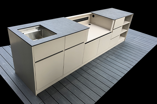 High End Extruded Aluminium Outdoor Kitchen Cabinets