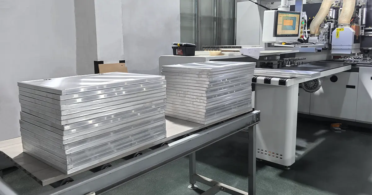 High End Luxury Extruded Aluminium Outdoor Kitchen Cabinet Raw Material