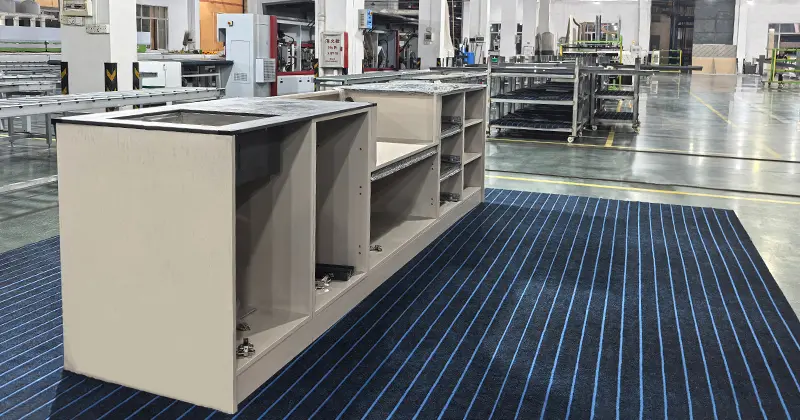 Extruded Aluminium Outdoor Kitchen Cabinet Assembly Workshop