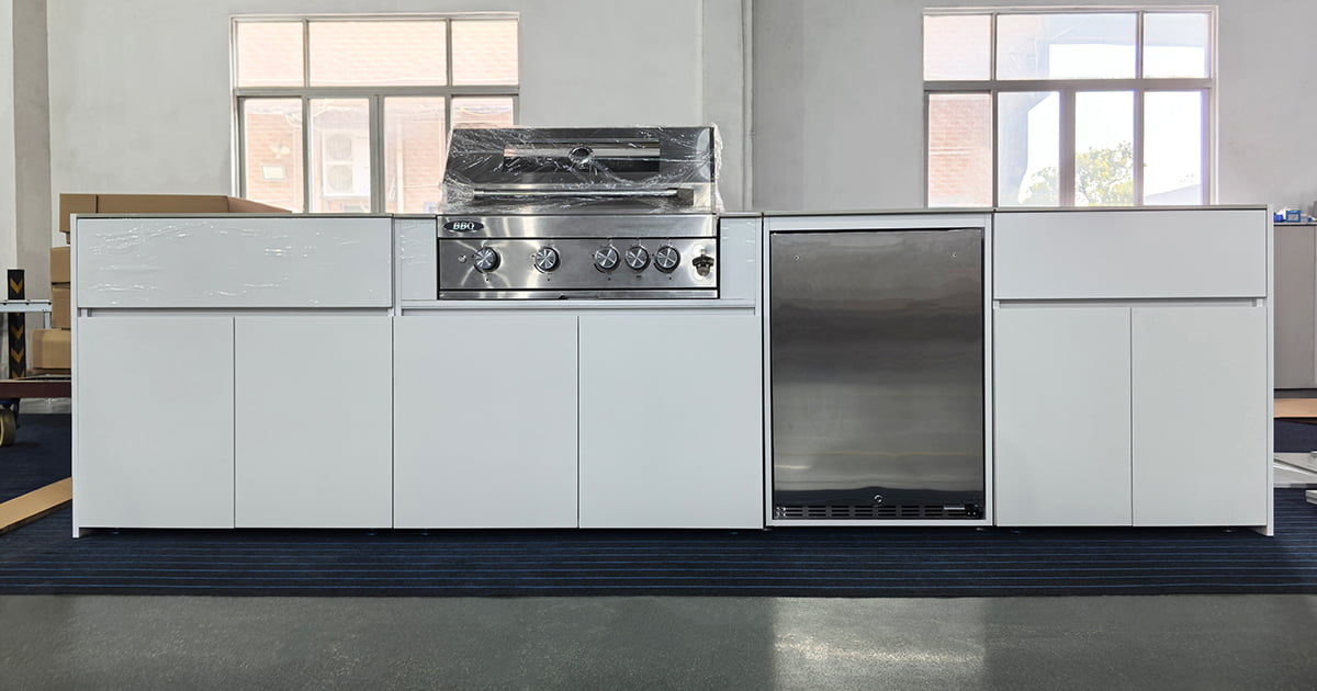 High End Extruded Aluminium Modular Outdoor Kitchen To USA