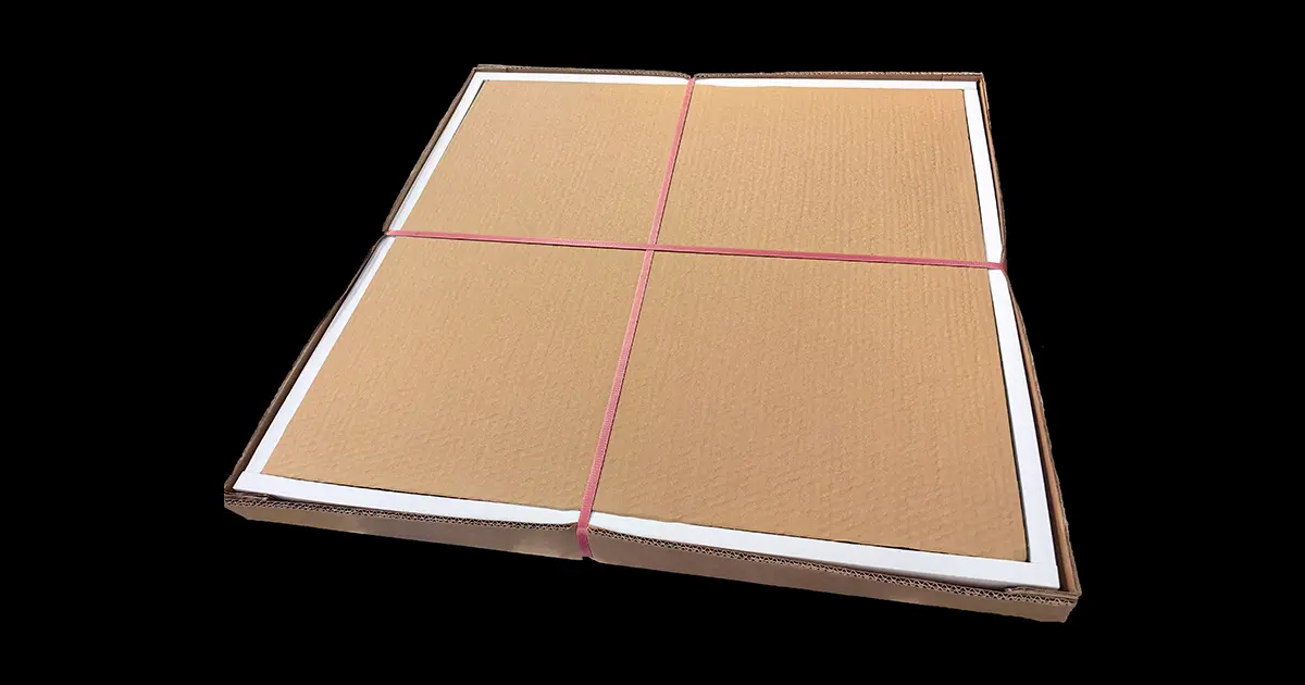 Internal Plastic Strapping Packaging for Sintered Stone Countertop