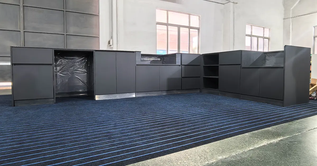 L Shaped Extruded Aluminium Modular Outdoor Kitchen To USA