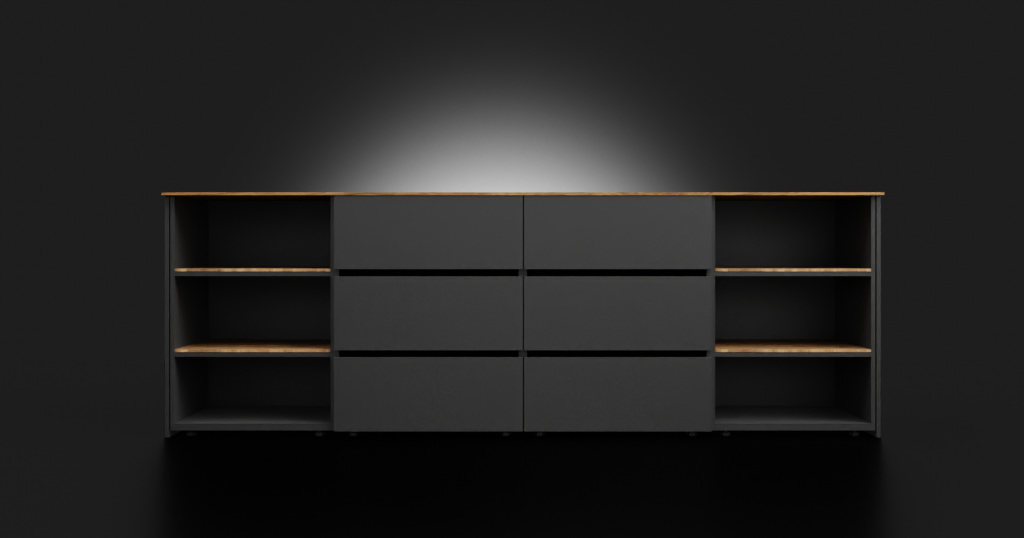 Extruded Aluminium Outdoor Bar Cabinet