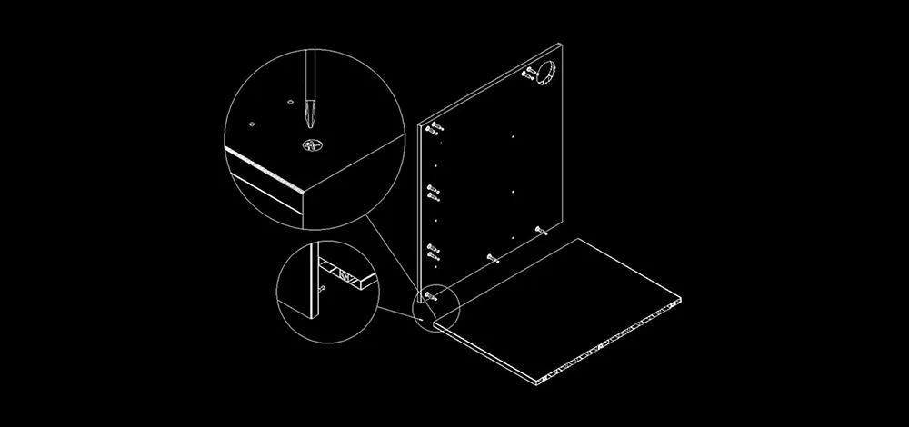 Extruded Aluminium Outdoor Kitchen Cabinets apid On-Site Assembly & Labor Efficiency