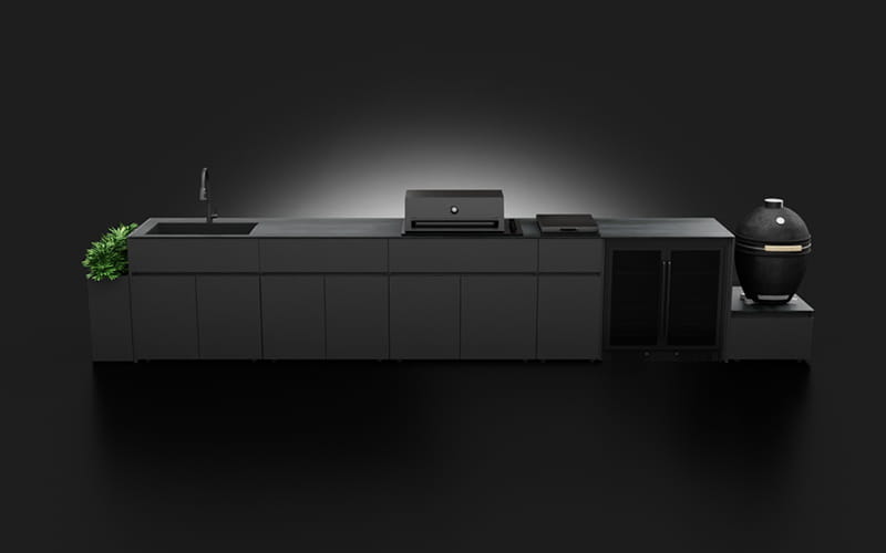 Modular Outdoor Kitchen Cabinets For Backyard Kitchen Island